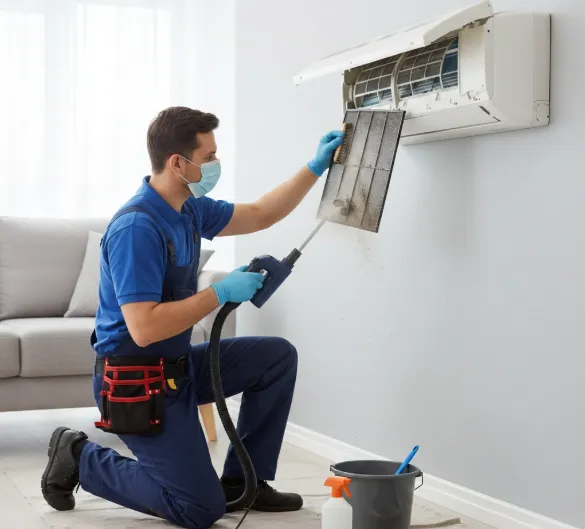 teknisi-mitra-satujasa-membersihkan-filter-ac