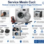 Service Mesin Cuci Panduan Lengkap Dari Diagnosis Hingga Pemeliharaan